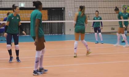 Confiante, seleção feminina de vôlei estreia contra a Coreia nas Olimpíadas