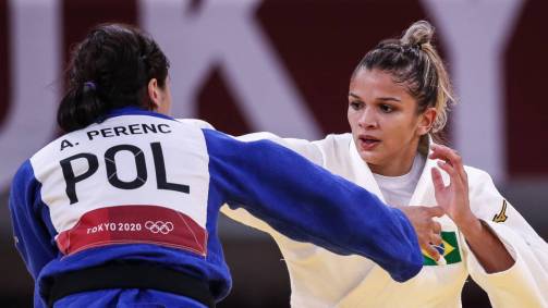 A judoca Larissa Pimenta