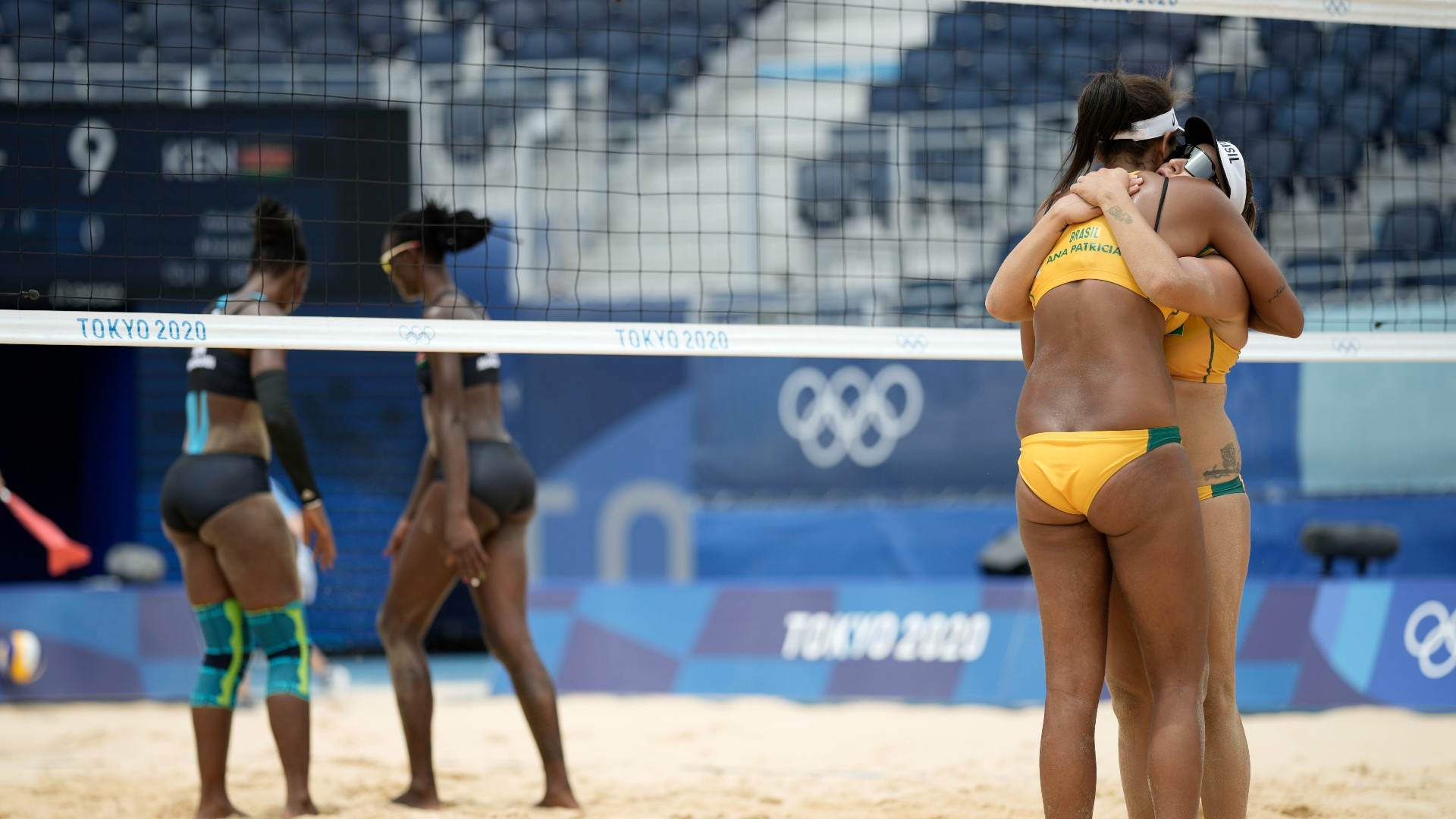 Dupla brasileira Rebecca e Ana Patrícia bateram as quenianas Makokha e Khadambi