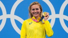 Nadadora Ariarne Titmus, da Austrália, venceu o ouro nos 400 metros livres