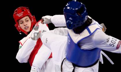 Milena Titoneli perdeu a disputa pelo bronze do taekwondo das Olimpíadas 2020