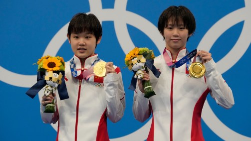 As chinesas Yuxi Chen e Jiaqi Zhang conquistaram a medalha de ouro