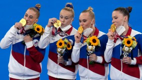 Russas superaram americanas e britânicas na competição por equipe da ginástica
