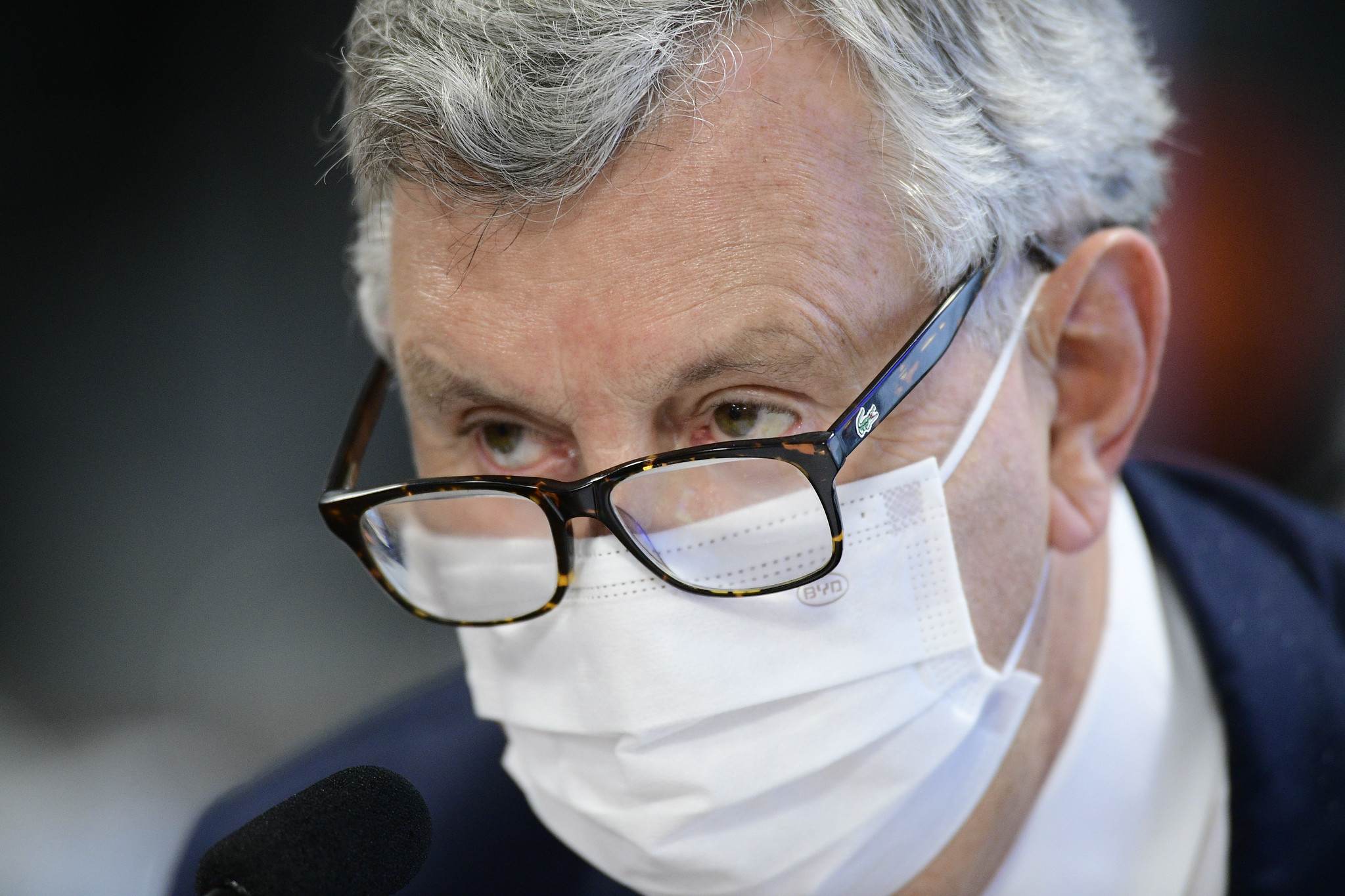 Senador Luiz Carlos Heinze (PP-RS) durante a CPI da Pandemia