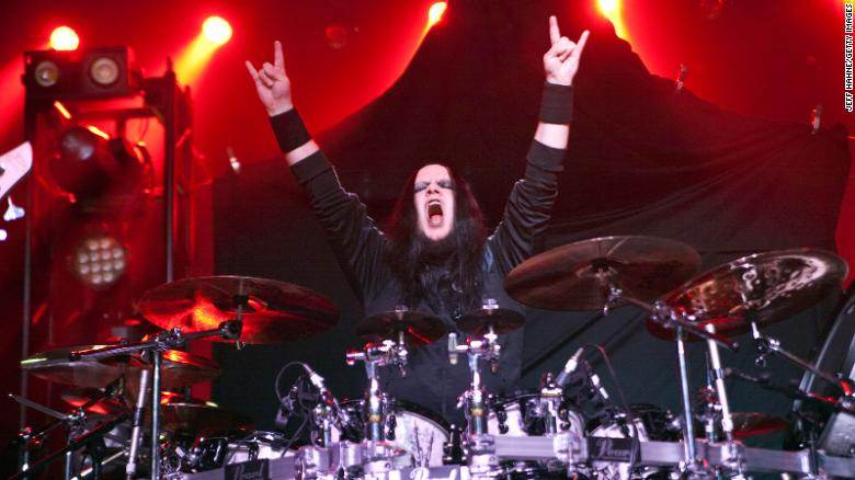 Joey Jordison, fundador da banda de heavy metal Slipknot