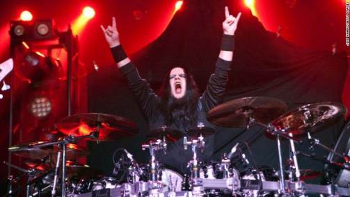 Joey Jordison, fundador da banda de heavy metal Slipknot