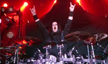 Joey Jordison, fundador da banda de heavy metal Slipknot
