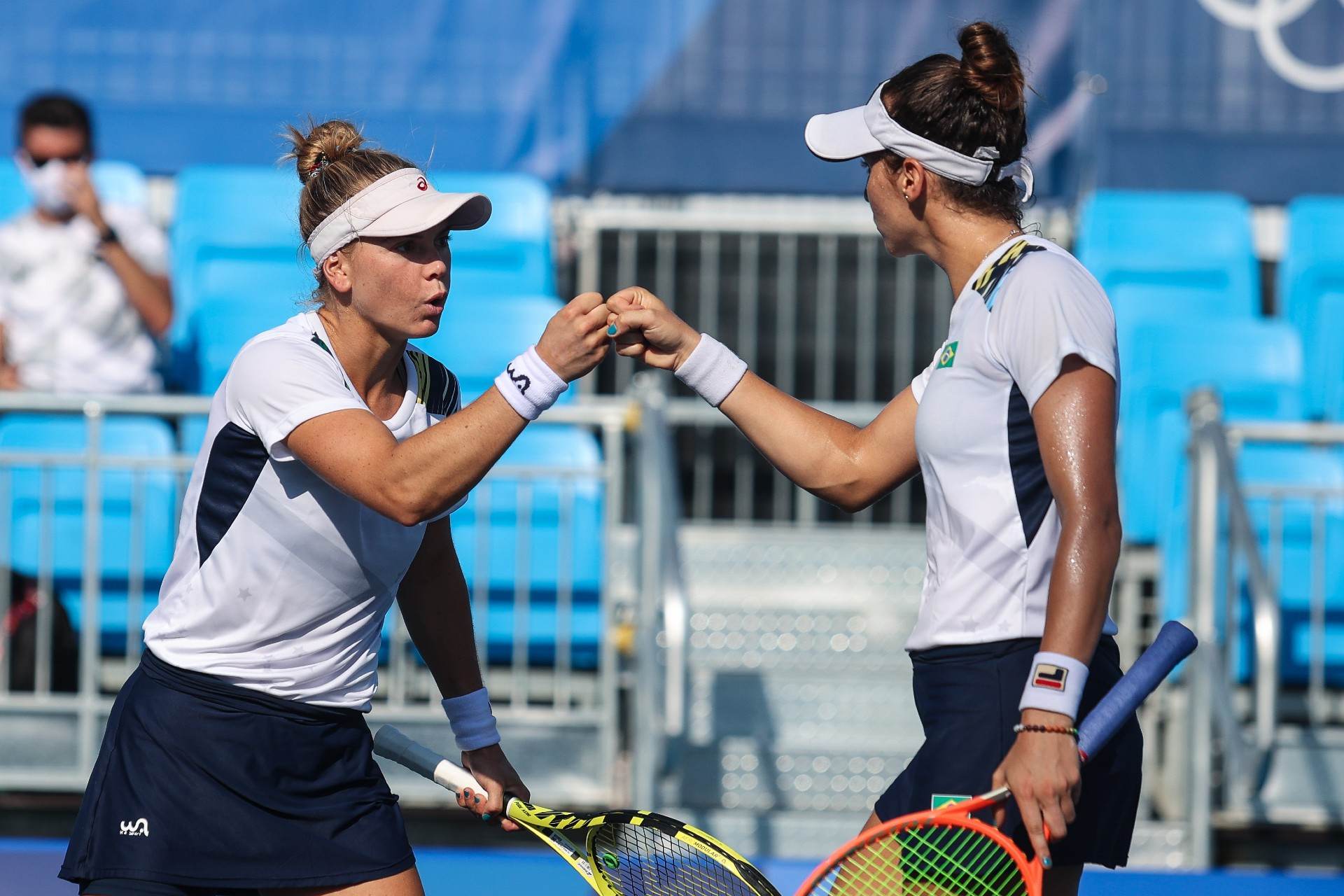 Tenistas Luisa Stefani e Laura Pigossi avançaram à semifinal nas Olimpíadas