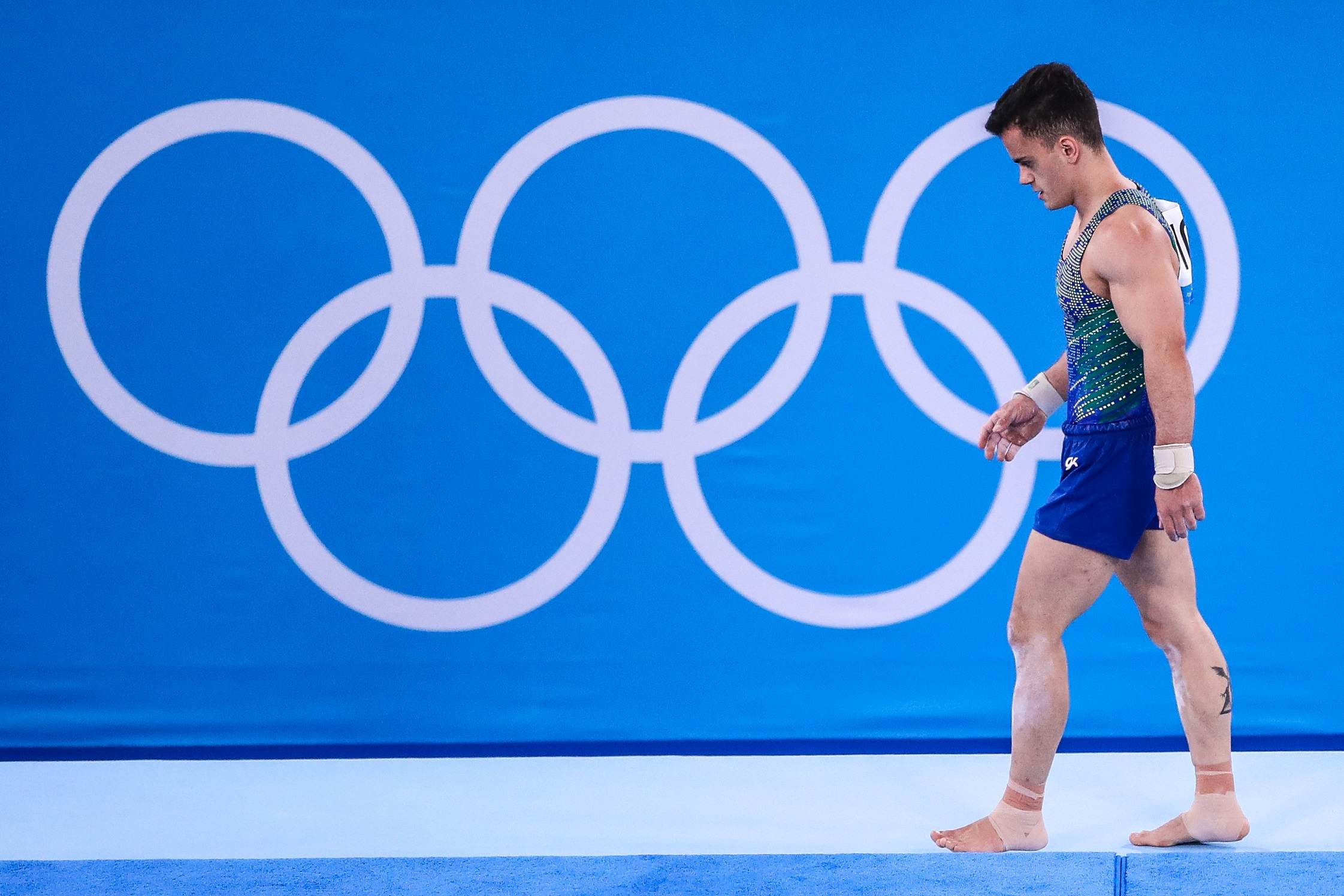 Caio Souza na final do individual geral da ginástica artística nas Olimpíadas Caio Souza na final do individual geral da ginástica artística nas Olimpíadas