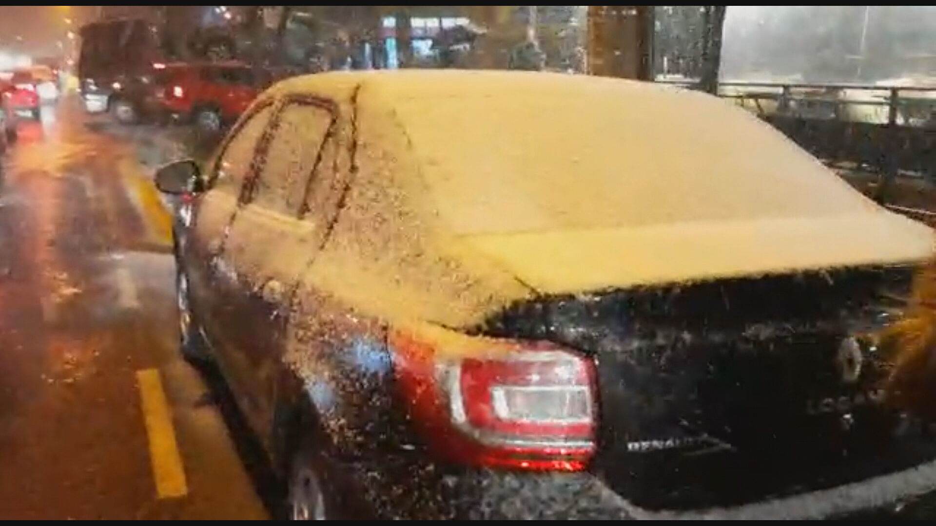 Neve em Gramado, no Rio Grande do Sul (28.jul.2021)