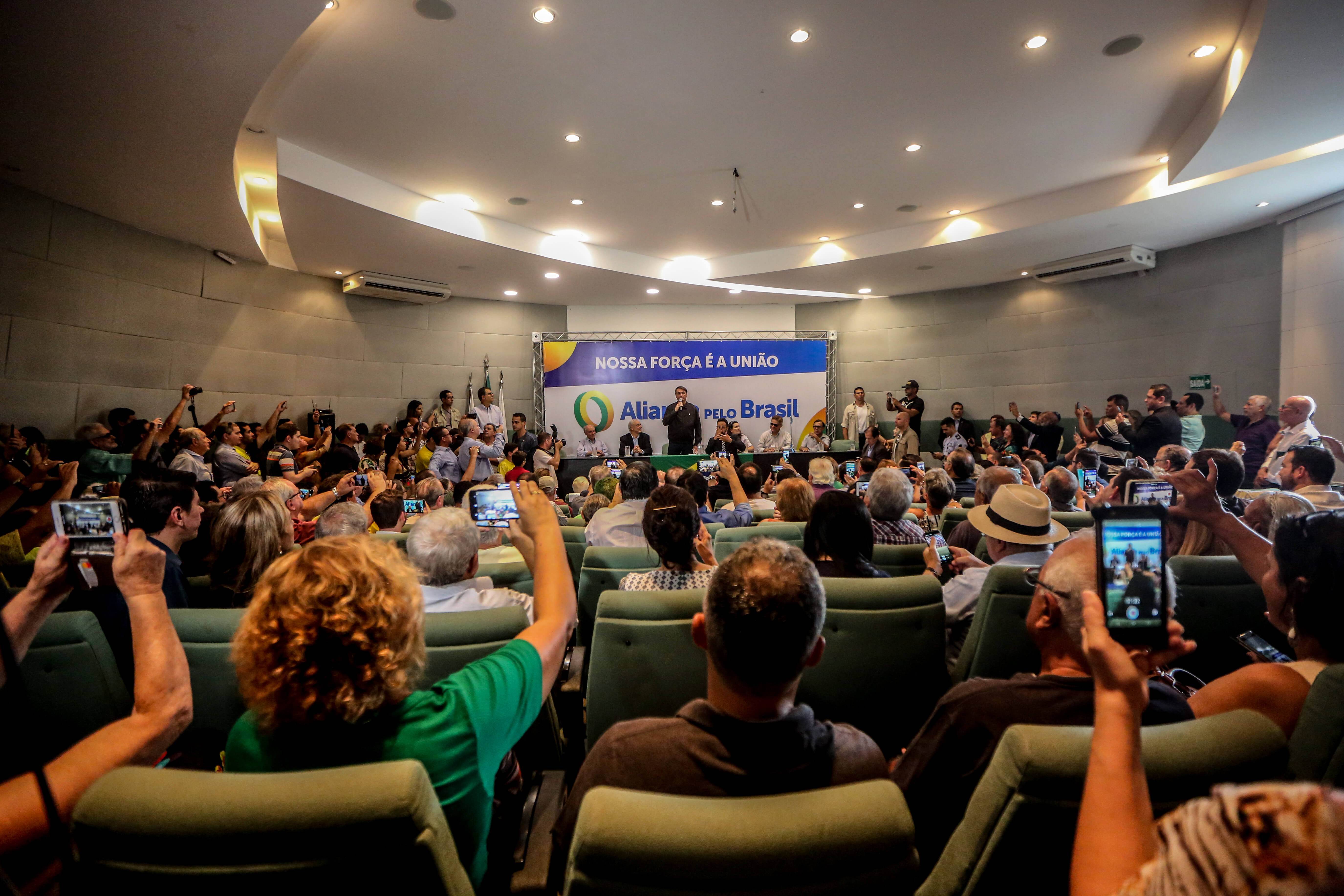 Jair Bolsonaro participa de evento do Aliança pelo Brasil Jair Bolsonaro participa de evento do Aliança pelo Brasil