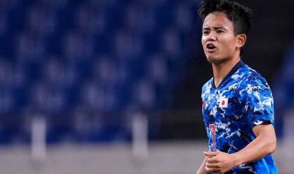 Takefusa Kubo é destaque do Japão que defende a Real Sociedad