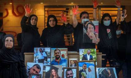 Familiares vítimas Beirute