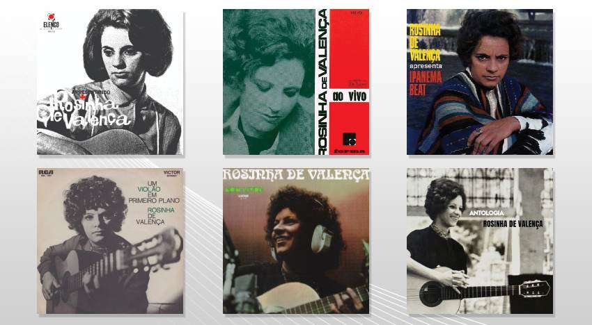 Montagem com discos de Rosinha de Valença