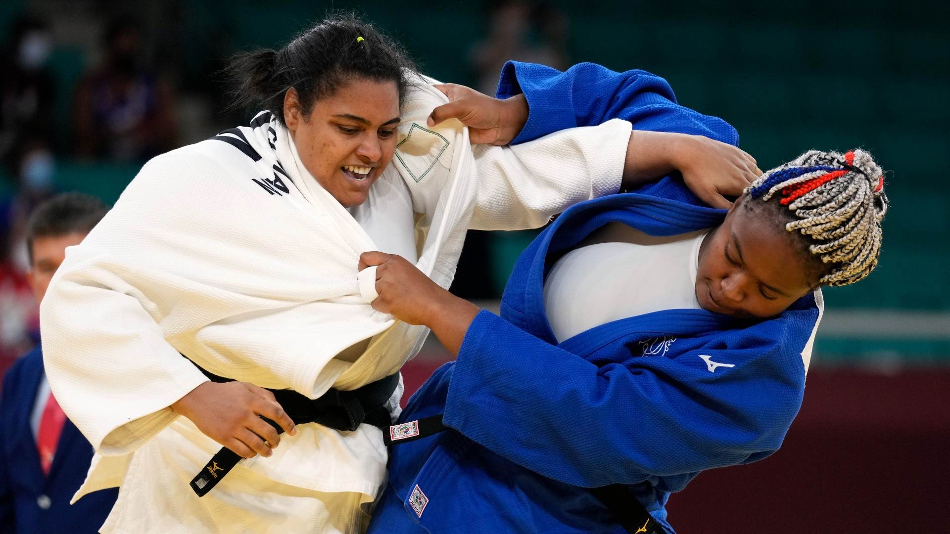Na categoria acima de 78kg do judô feminino, brasileira Maria Suelen Altheman