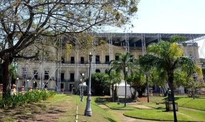 Reformas no Museu Nacional, no Rio de Janeiro