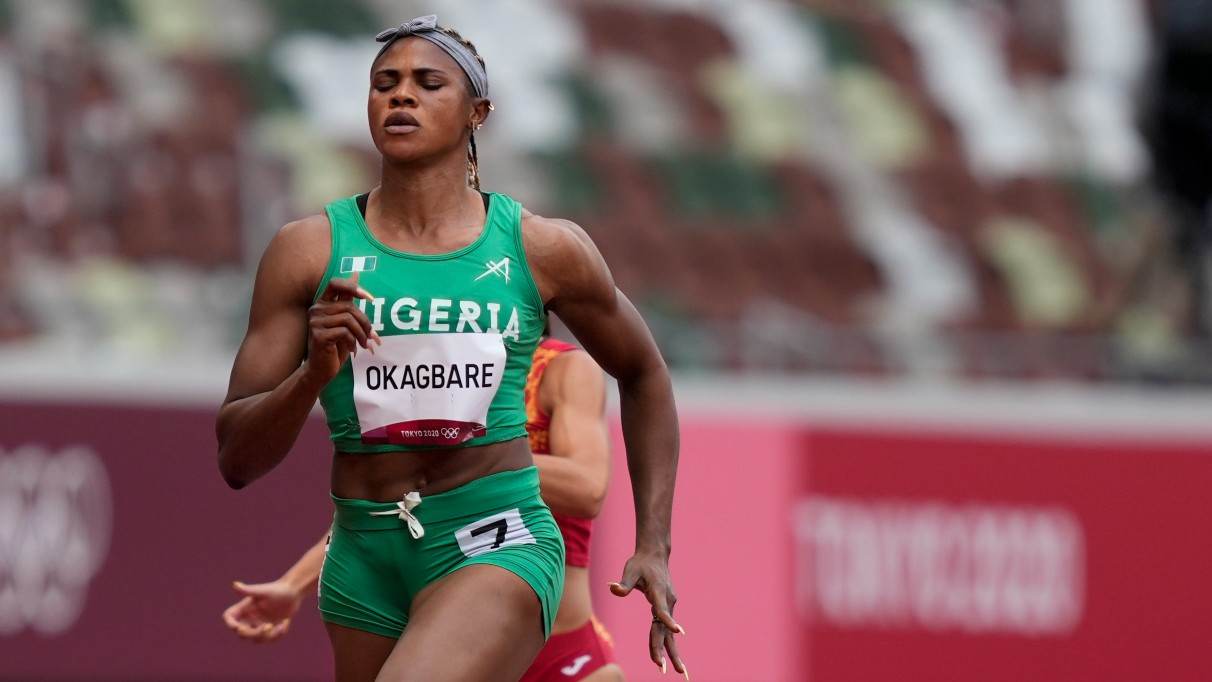 Blessing Okagbare, do atletismo da Nigéria, foi flagrada no exame antidoping