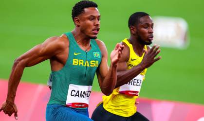 Paulo André fez o tempo de 10s17, terceiro melhor em sua bateria dos 100m rasos