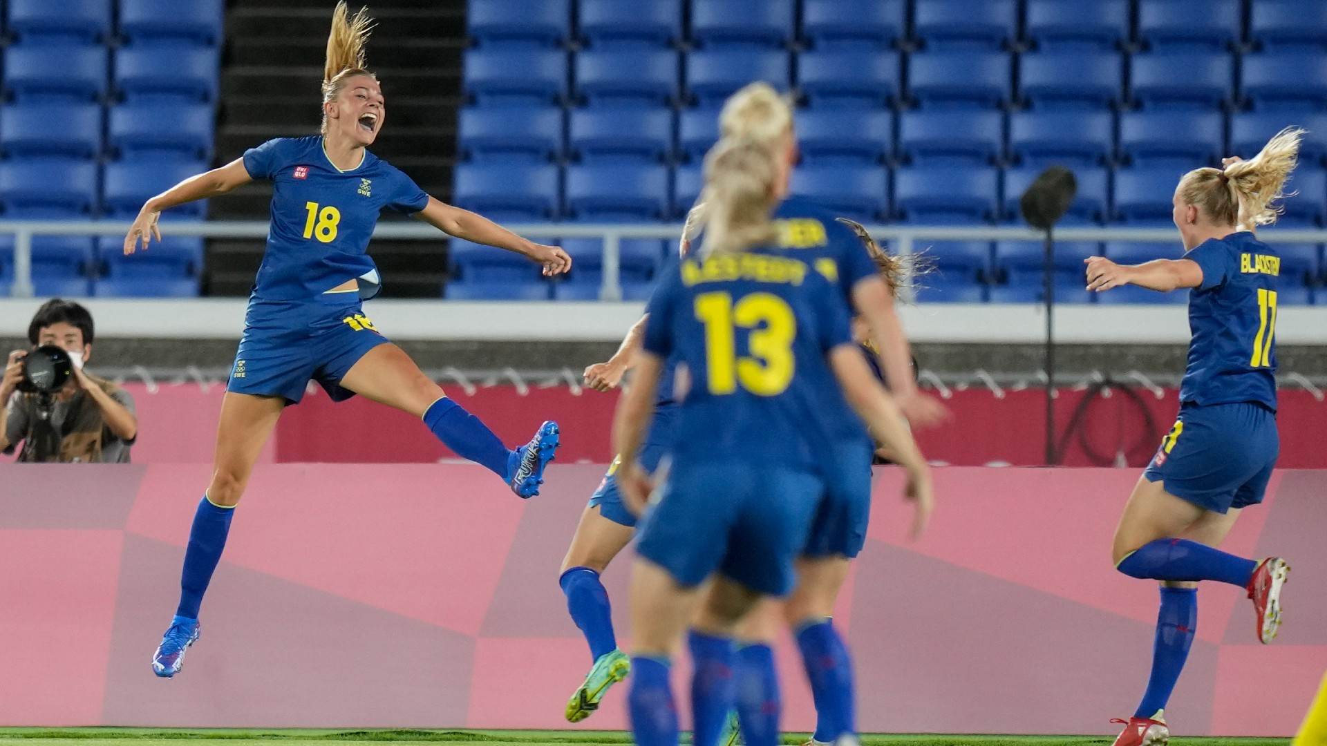 Suécia manteve 100% de aproveitamento, é favorita na final do futebol feminino Suécia manteve 100% de aproveitamento, é favorita na final do futebol feminino