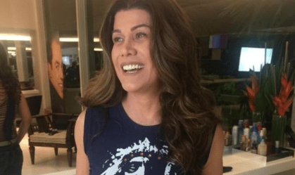 A promotora de eventos Alicinha Cavalcante, 58