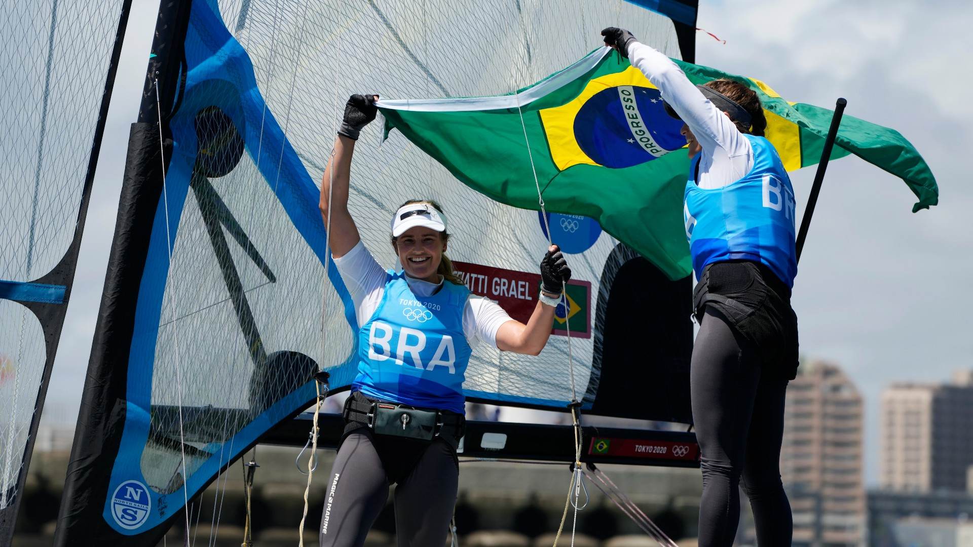 Martine Grael e Kahena Kunze, da vela Martine Grael e Kahena Kunze, da vela
