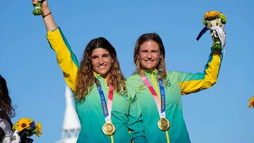 Martine Grael e Kahena Kunze