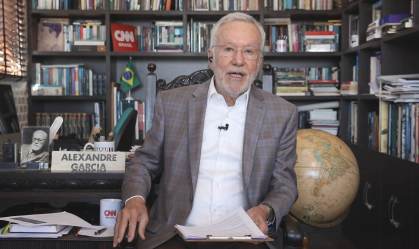 Alexandre Garcia no quadro Liberdade de Opinião