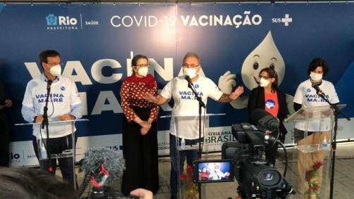 Evento na comunidade da Maré, no Rio de Janeiro