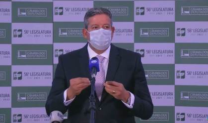 O presidente da Câmara, Arthur Lira (PP-AL) (03.Ago.2021)