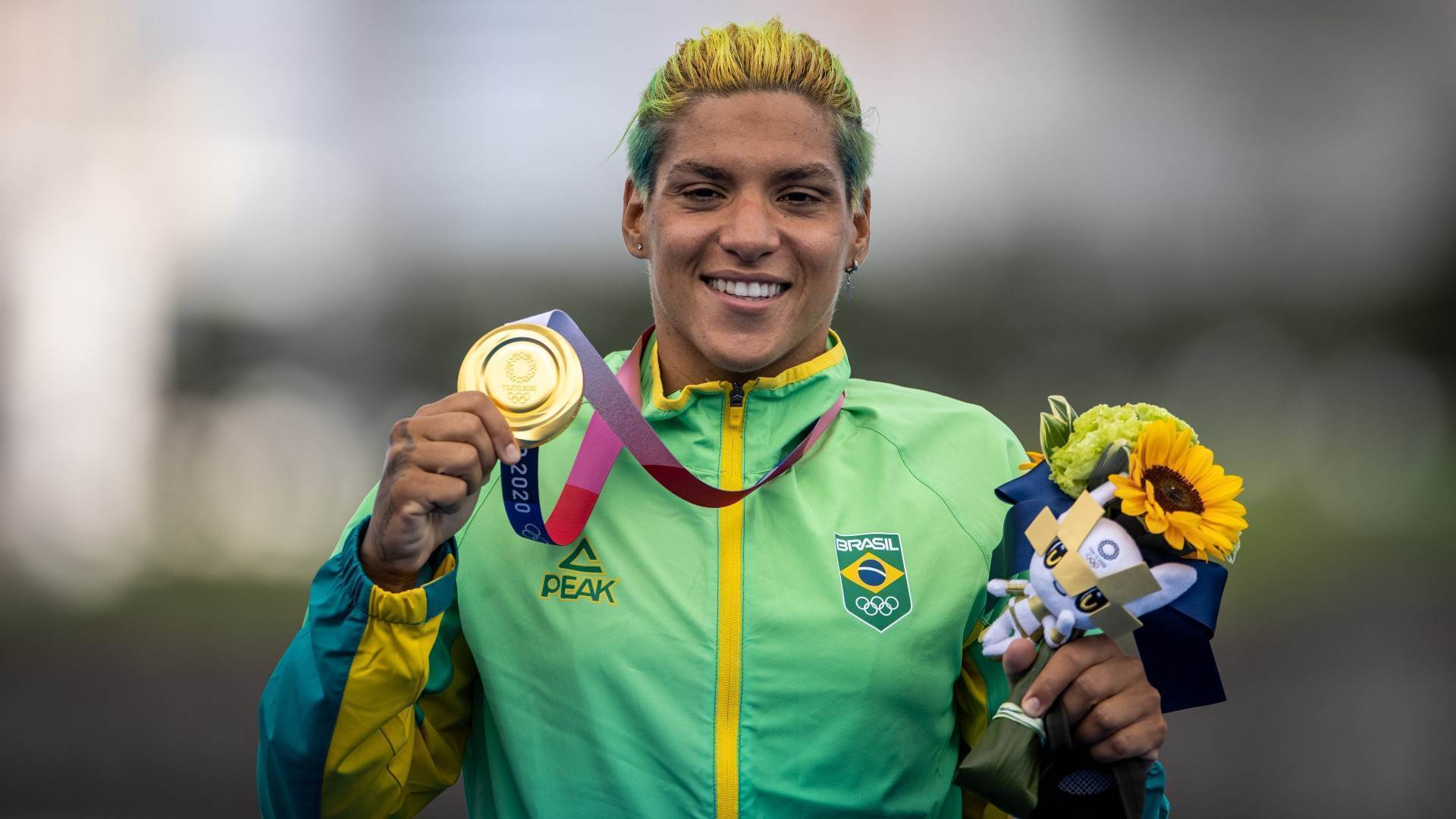 Ana Marcela Cunha, medalha de ouro na maratona aquática Ana Marcela Cunha, medalha de ouro na maratona aquática