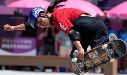 Sakura Yosozumi compete nas Olimpíadas de Tóquio