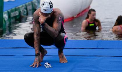 Ana Marcela Cunha, campeã da maratona aquática nos Jogos Olímpicos