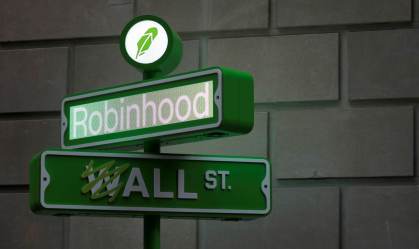Ações da corretora online Robinhood chegam a disparar mais de 80% nesta quarta