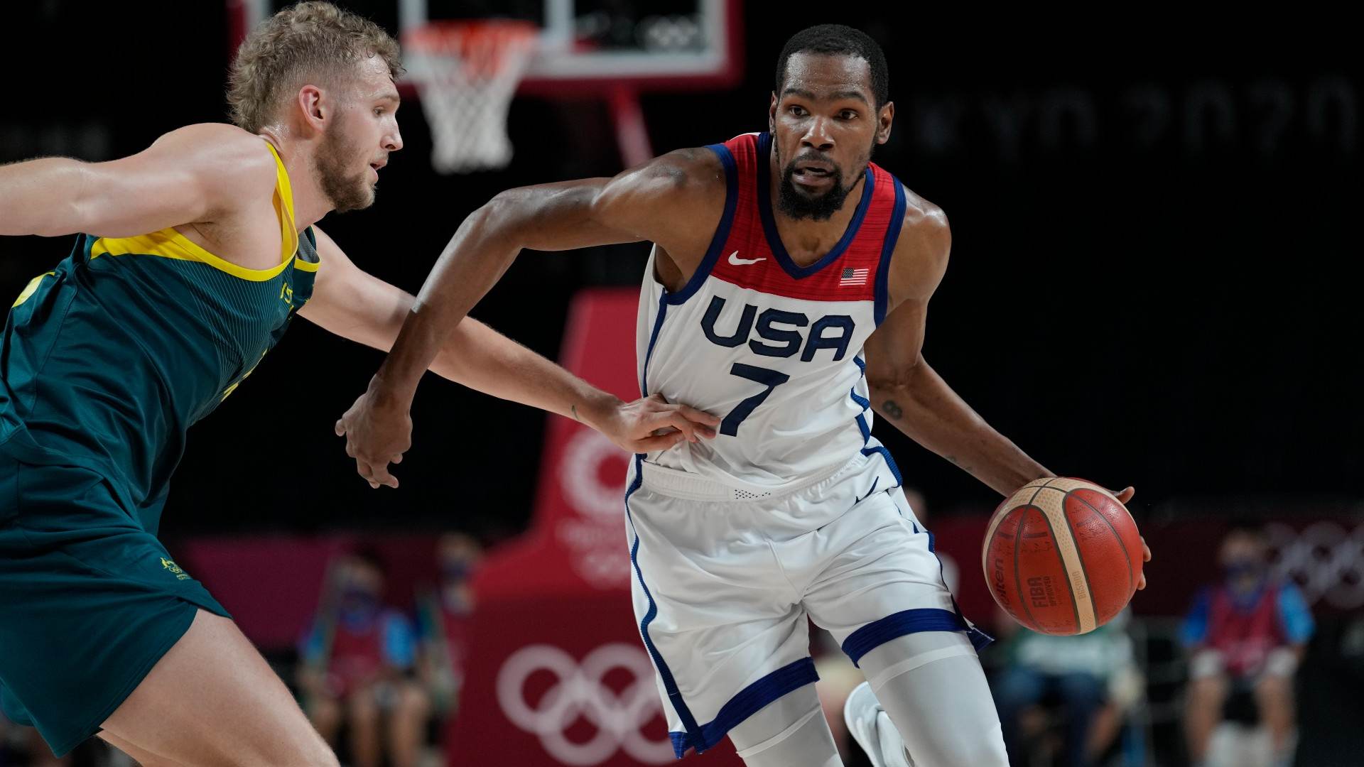 Estados Unidos contaram com uma excelente apresentação de Kevin Durant Estados Unidos contaram com uma excelente apresentação de Kevin Durant