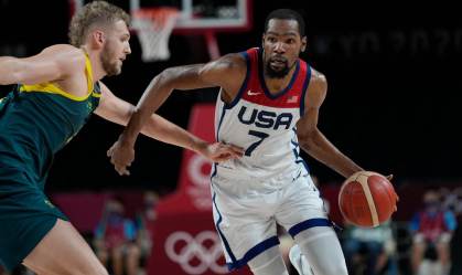 Estados Unidos contaram com uma excelente apresentação de Kevin Durant
