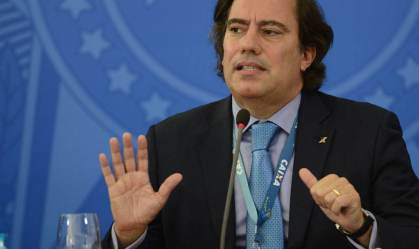 O presidente da Caixa Pedro Guimarães