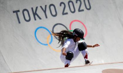 Aos 12 anos, skatista Kokona Hiraki espera que mais pessoas experimentem esporte