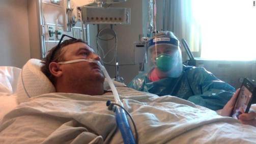 Travis Campbell foi internado após contrair a Covid-19