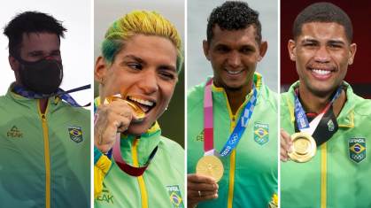 Ítalo, Ana Marcela, Isaquias e Hebert, atlestas do Nordeste medalhistas de ouro