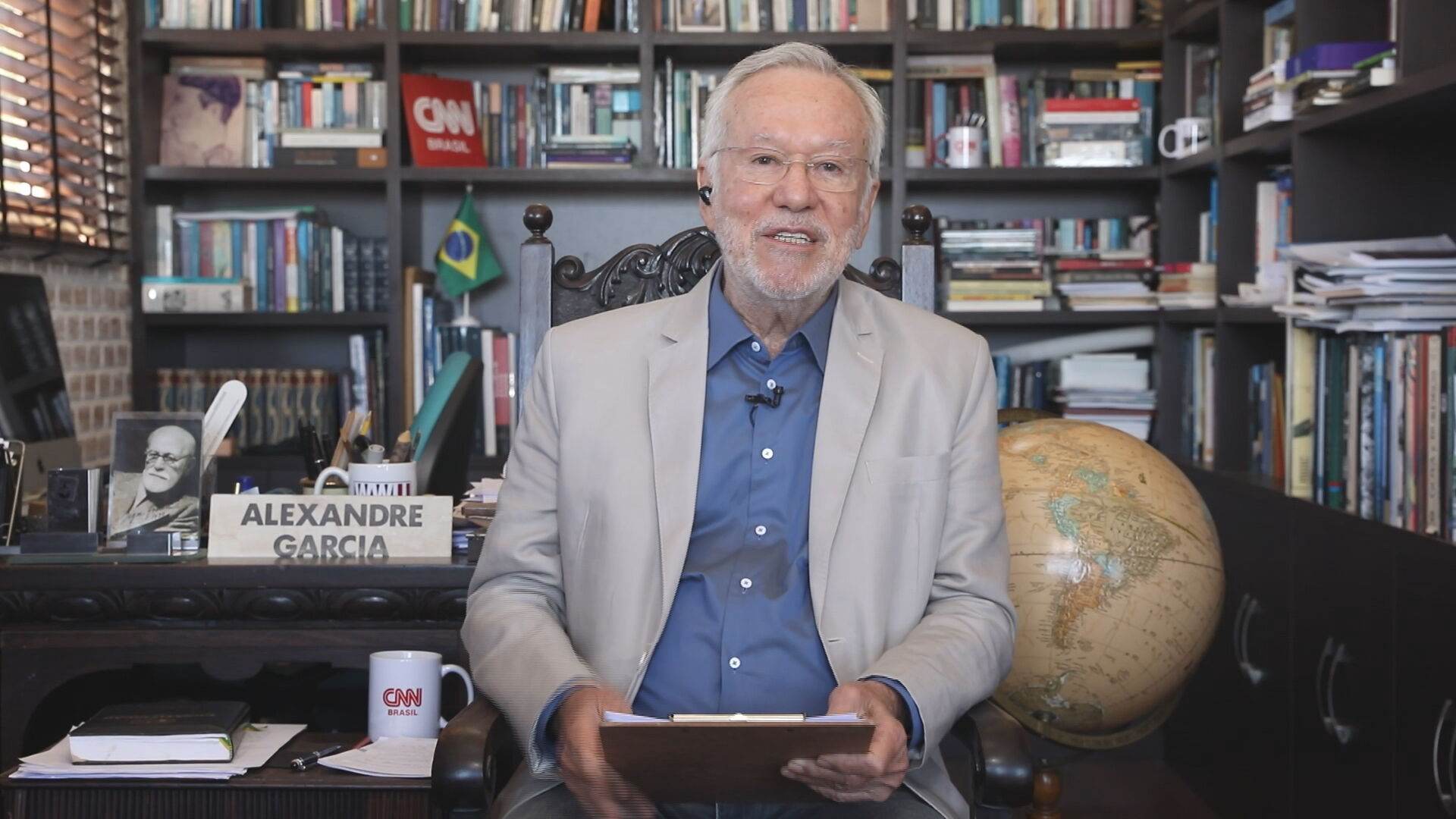 Alexandre Garcia no quadro Liberdade de Opinião
