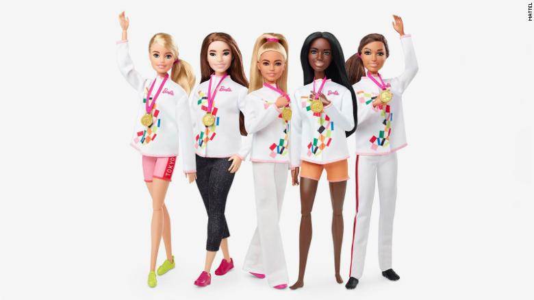 A coleção da Barbie dedicada aos Jogos Olímpicos de Tóquio 2020 tem sido critica