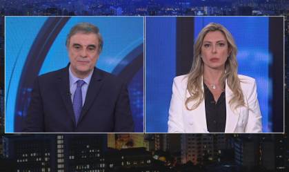 Thaméa Danelon e José Cardozo participaram de O Grande Debate