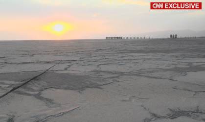Aquecimento global está evaporando Lago Urmia, no Irã