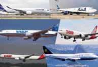 Conheça os maiores aviões que já voaram ou ainda voam com companhias brasileiras