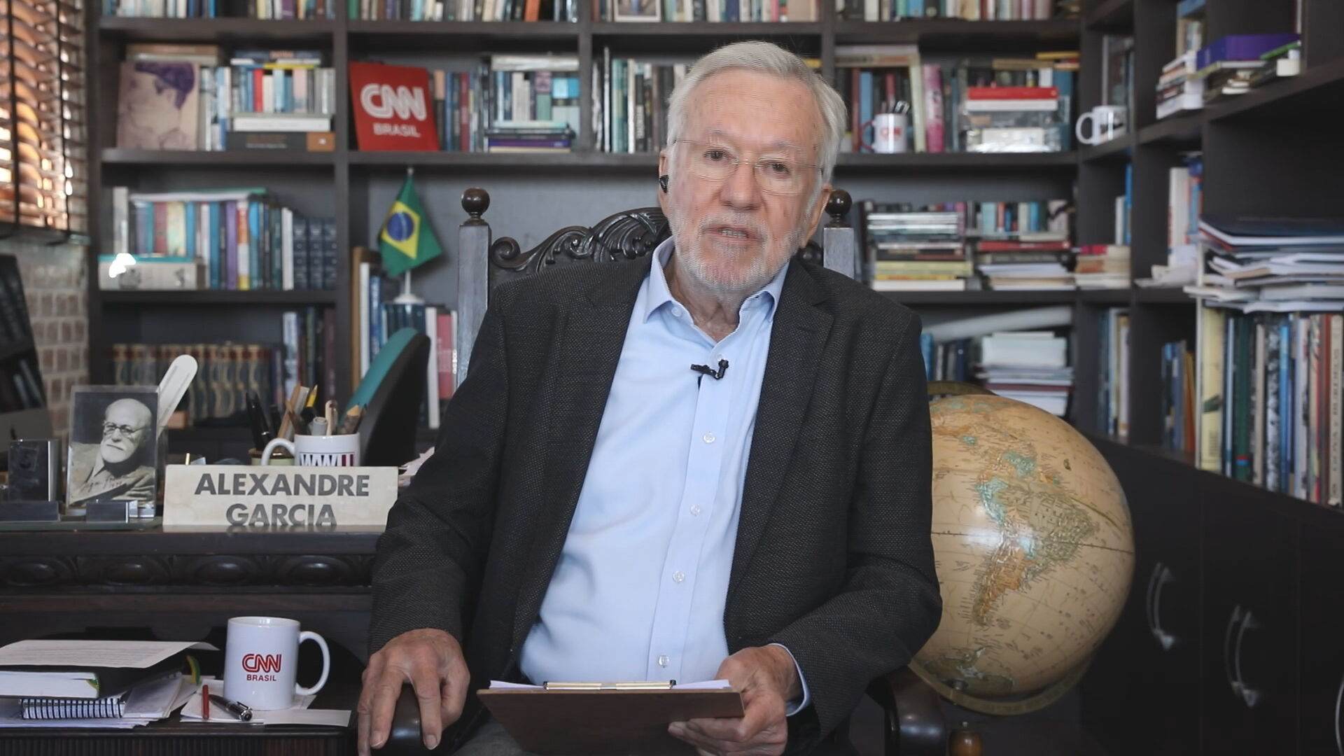 Alexandre Garcia no quadro Liberdade de Opinião