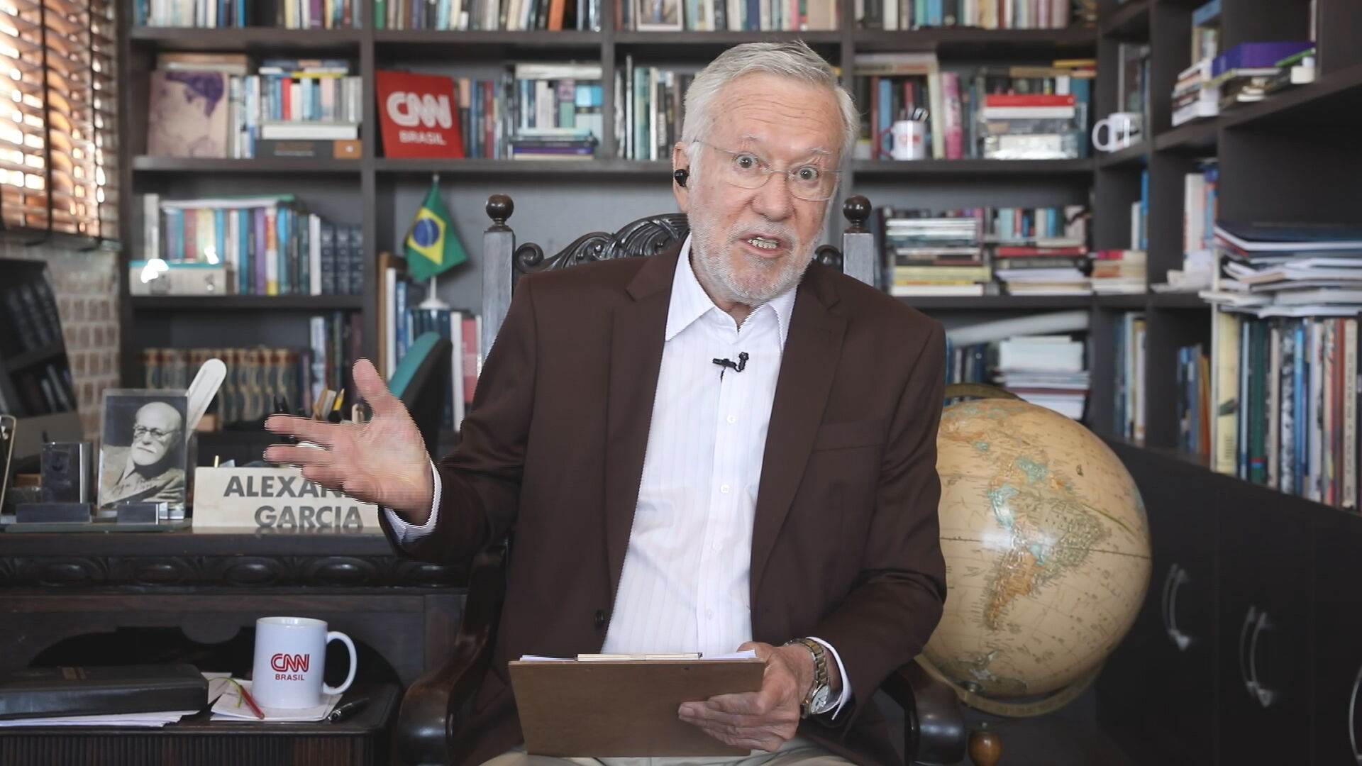 Alexandre Garcia no quadro Liberdade de Opinião