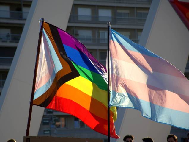 Proposta de nova bandeira do Orgulho LGBTQIA+ inclusiva com pessoas trans e negras / Getty Images