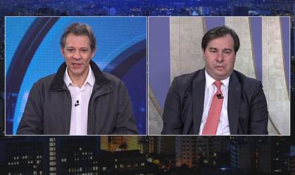 O Grande Debate: Fernando Haddad e Rodrigo Maia discutem semipresidencialismo