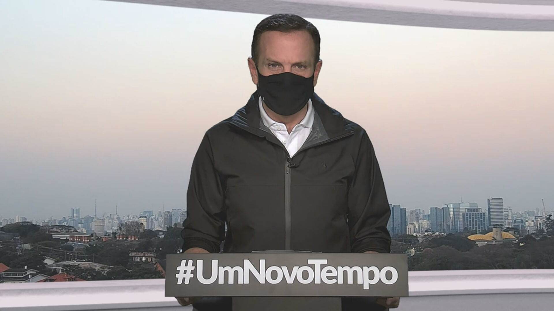 O governador de São Paulo João Doria (PSDB) em entrevista à CNN O governador de São Paulo João Doria (PSDB) em entrevista à CNN