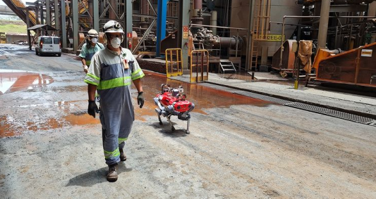 Robô Anymal, desenvolvido pela empresa Anybotics